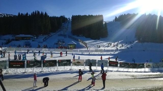 The area for ski beginners in Kopaonik