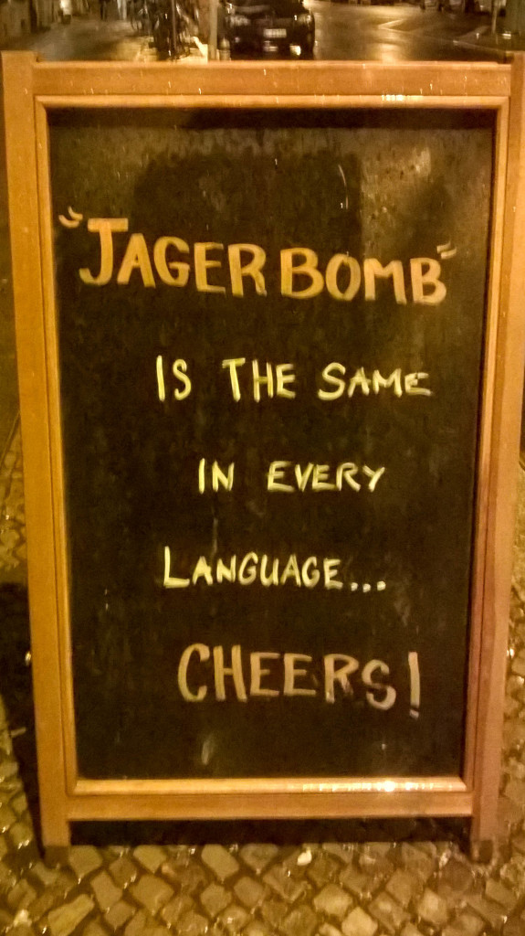 Is language a problem? Not when you just want to have some drinks!