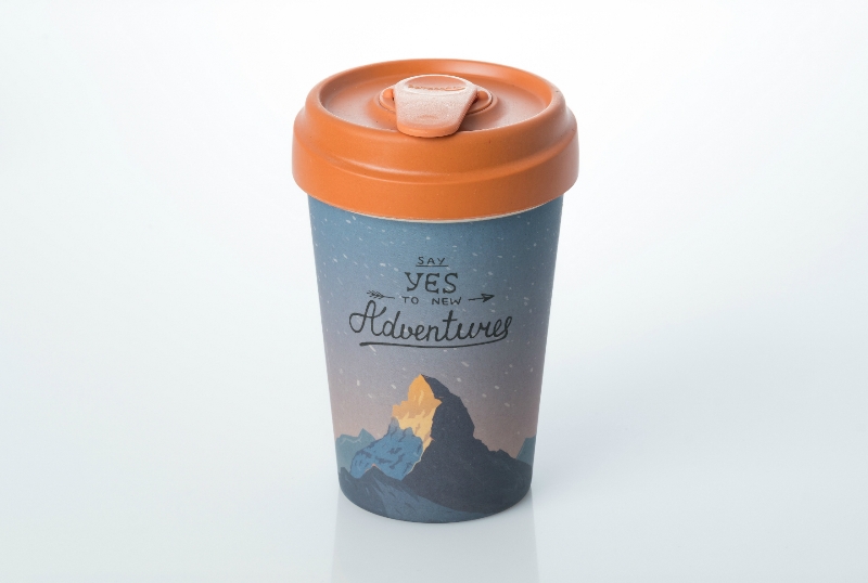 Bamboo reusable cup